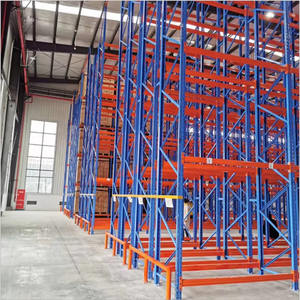 Hochleistungs-Metall lager regal mit starker Tragfähigkeit Aufrechte Trägers chicht platte Einseitige Funktion - Product Image 4