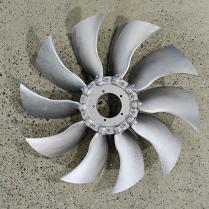 <strong>Wholesale</strong> OEM Strong 1XL <strong>Machete</strong> Shaped Blade Axial Impeller with Serrations for Engine Motor - Product Image 5