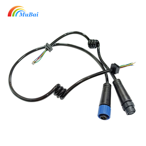 IP68 không thấm nước M12 ép phun tùy chỉnh 2 3 4 5 pin phía sau nam bảng điều khiển cáp gắn kết ổ cắm cho đèn <span class=keywords><strong>Led</strong></span> - Product Image 5