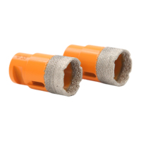 Jeu d'accessoires pour outils électriques OEM : Foret diamanté M14 brasé sous vide pour carrelage en porcelaine et marbre