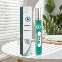 Crème Herbal Vision Enhance pour les Yeux avec Rouleau Masseur Anti-Rides, Soulagement Cernes, Hydratante, Nourrissante, Anti-Fatigue