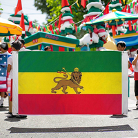 Drapeau extérieur en polyester iranien personnalisé, magnifique, imprimé numériquement, en gros, à prix abordables