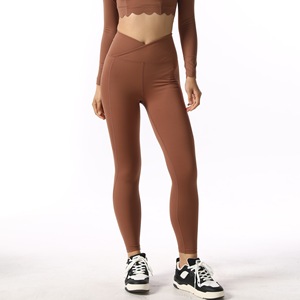 Leggings Sportivi Corti da <span class=keywords><strong>Donna</strong></span> per Yoga, Pilates e Allenamento, a Vita Alta Incrociata, Asciugatura Rapida, Effetto Push-Up, Contenitivi, <span class=keywords><strong>Taglie</strong></span> <span class=keywords><strong>Forti</strong></span> - Product Image 1