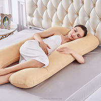 Oreiller de maternité gonflable pour tout le corps avec trou pour le ventre, matelas pneumatique portable pour femmes enceintes, OEM personnalisé, vente en gros
