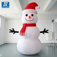 Moule gonflable Bonhomme de neige pour Noël, décoration publicitaire et décorative de Noël
