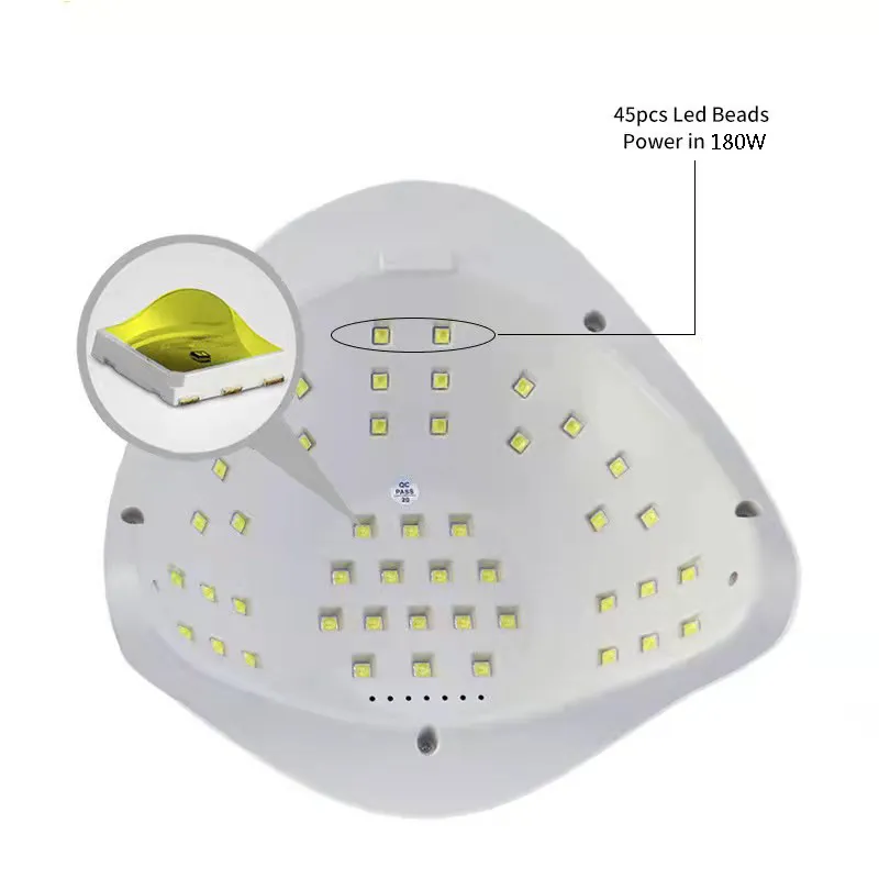 Top vente SUN X6MAX LED UV lampe sèche-ongles 66 LED professionnel pour le séchage du Gel vernis à ongles capteur automatique Machine d'art des ongles