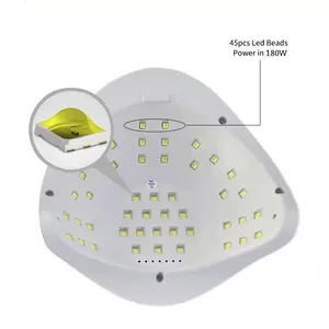 Top vente SUN X6MAX LED UV lampe sèche-ongles 66 LED professionnel pour le séchage du Gel vernis à ongles capteur automatique Machine d'art des ongles