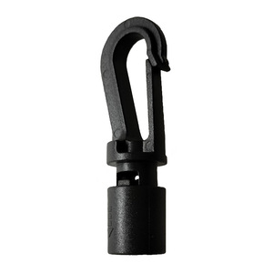 Snap Hook Plastic Black 6mm Hole POM <b>Clip</b> For Bag Accessories - Product Image 5