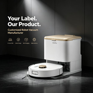 Robot aspirateur tout-en-un avec station autonettoyante Omni, vidage automatique, lavage à l'eau chaude, séchage à l'air, navigation LDS, aspiration 35000Pa, fonction serpillière - Product Image 1