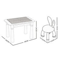 Table de construction en plastique multifonctionnelle Baohan, jouets éducatifs créatifs pour enfants, logo personnalisé, type de voiture, table d'apprentissage