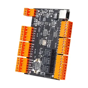 Factory TCP/IP Ethernet Access Control Board 1 Door Compatible with All RFID Card Reader WG26 Network Access Controller