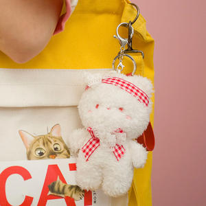 OEM/ODM 10cm Özel Peluş Kürk Tilki Anahtarlık Oyuncak Bebek, PP Pamuk Dolgulu Yumuşak Dokunuşlu Beyman - Product Image 4