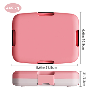 BPAフリー子供用弁当箱、漏れ防止ランチボックス、食器付き、食品グレードの子供用ランチボックス - Product Image 5