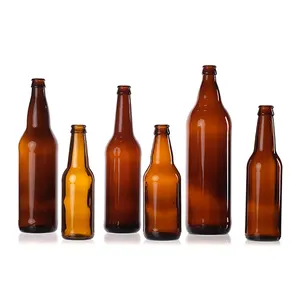 Low Price Amber 330ml 500ml 1l Swing Top Beer Glass Bottle For Sale