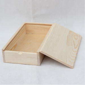 Scatole Regalo in Legno Non Finite Personalizzabili Economiche per Imballaggio Scatole in Legno all'Ingrosso Scatole Scorrevoli in Legno - Product Image 6