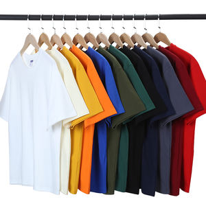 Camiseta de Lujo Lisa de Primera Calidad, Unisex, Personalizable con Serigrafía, Camiseta Blanca para Hombre, Corte Holgado, Algodón Grueso - Product Image 3