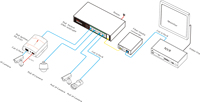 Switch PoE Gigabit non géré 16+2 ports, switch fibre ONV 10/100/1000M