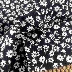 Bán Buôn Chất Lượng Cao 100% Bông 80gsm Trọng Lượng Nhẹ Dệt Dot In Muối Shrank Nhăn In Vải Cho Túi Xách Cô Gái Và Chàng Trai - Product Image 4