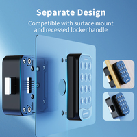 Cerradura Digital Inteligente MK-E754 de Aleación de Zinc sin Llave, con Combinación de 10 Números, Panel Electrónico con Teclado de Código para Uso Público