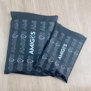 Sacs Ziplock Noirs Givrés Personnalisés - Pochettes à Fermeture Éclair Entièrement Imprimées avec Motif Blanc pour l'Image de Marque et l'Emballage Cadeau - Product Image 5