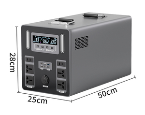 Station d'alimentation portable tout-en-un 500W 1000W 1500W 3000W 3600W, batterie externe d'extérieur, générateur solaire <span class=keywords><strong>de</strong></span> secours avec panneau - Product Image 4