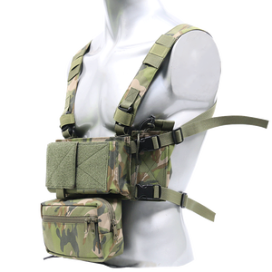 Aparejo táctico para el pecho M81 tipo camuflaje chino 500D Nylon Cordura impermeable fácil de llevar chaleco estilo de moda - Product Image 1