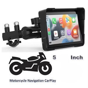 Zmecar - Monitor Portátil con Pantalla Táctil de <span class=keywords><strong>5</strong></span>'' para Motocicleta, Compatible con CarPlay y Android Auto, Navegación para Motocicleta - Product Image 1