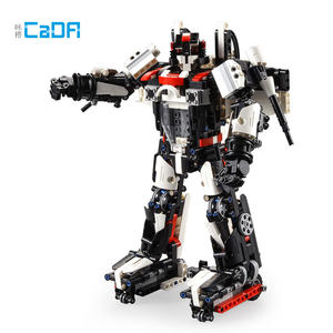 Doble E Cada-Avión de control remoto F15, robot de combate 2 en 1, bloque de ensamblaje para niños, C51030 - Product Image 2