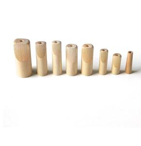 Benutzer definiertes Markenlogo 10mm Naturholz filter für Zigarren Manuelle Holz spitze im klassischen Stil für Geschenk handwerk - Product Image 5