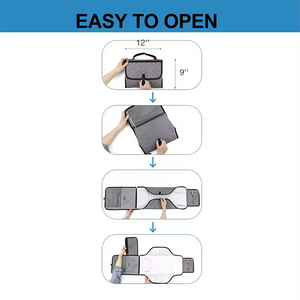 Trọng lượng nhẹ mềm tã thay đổi pad không thấm nước du lịch thay đổi Mat cho bé trai bé gái - Product Image 4
