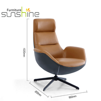 Fauteuil de loisirs en forme de homard au Design moderne, canapé rond pour la maison, le bureau et le café