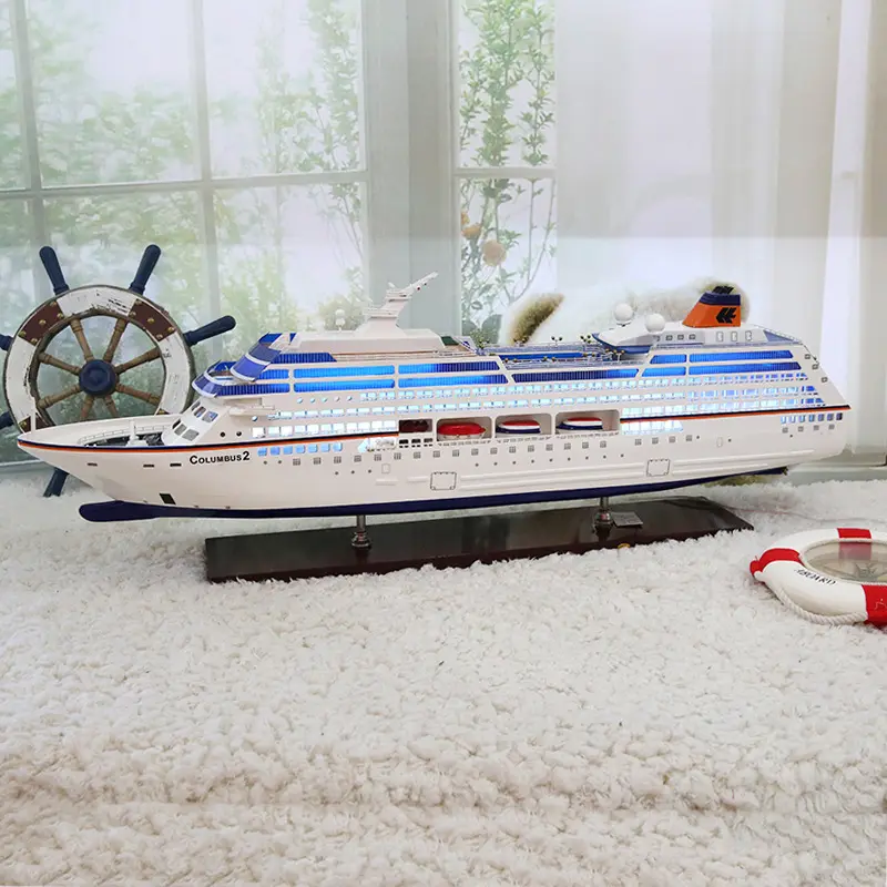 OEM welcome High quality Hand Made Wooden Cruise ship yacht model