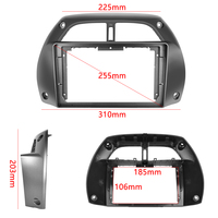 Podofo, Radio de coche de doble Din de 9 pulgadas, Kit especial sin daños, accesorios para REPRODUCTOR DE DVD de coche para Toyota RAV4 2001-2006