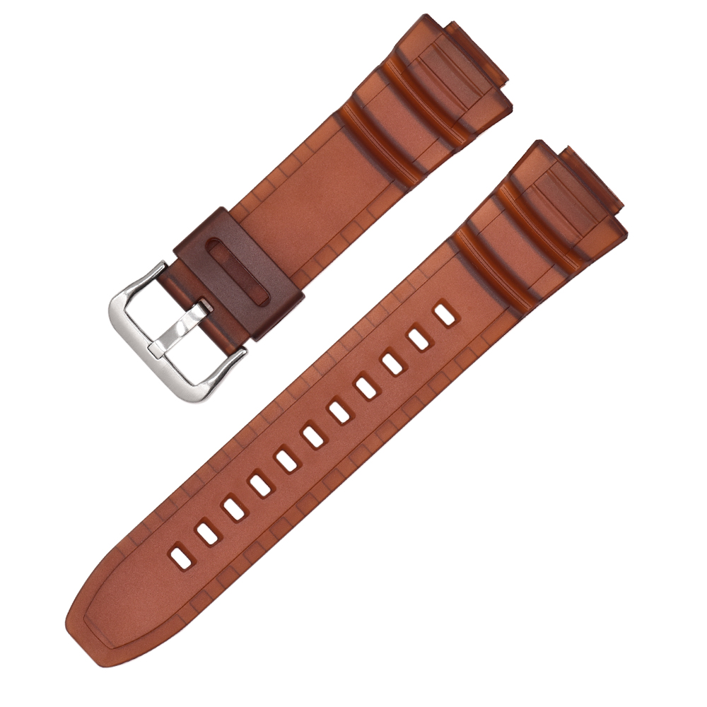 หัวเข็มขัดสีน้ำตาล + เงิน