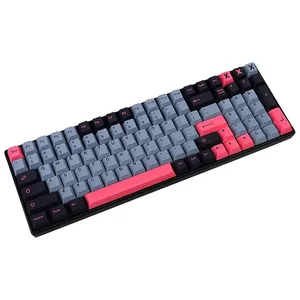 Tecsee Custom material ABS key cap GMK 8008 cherry profile double shot keycap for new mechanical gaming keyboard keycaps