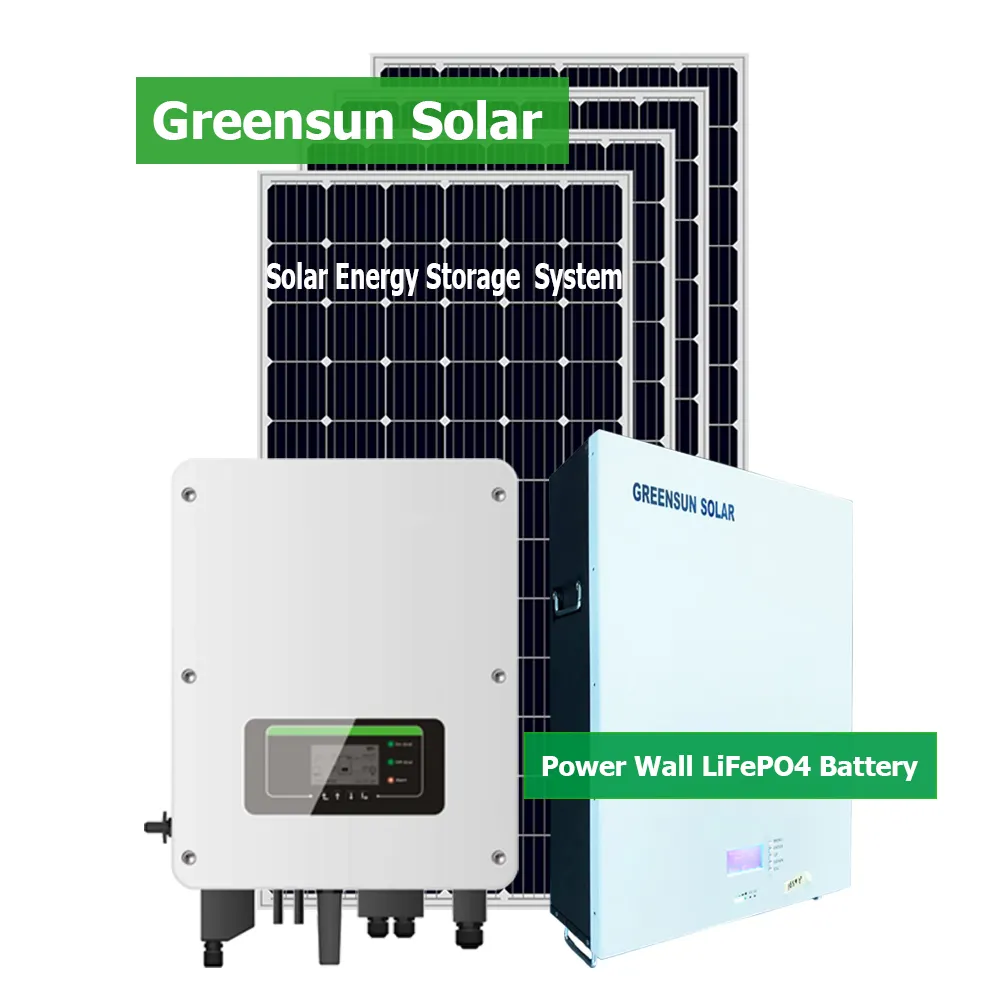 पूरा सेट सौर ऊर्जा प्रणाली 10000w संकर सौर प्रणाली 3KW 5KW 8kw 10KW सौर ऊर्जा प्रणाली के लिए घर