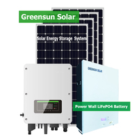 Conjunto completo Sistema de Energia Solar 10000w Sistema Híbrido Solar 3KW 5KW 10KW 8kw Sistema de Energia Solar para Casa