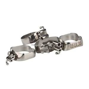 Prezzo di fabbrica ortodontico dentale 1 ° banda molare con tubi convertibili saldati - Product Image 6