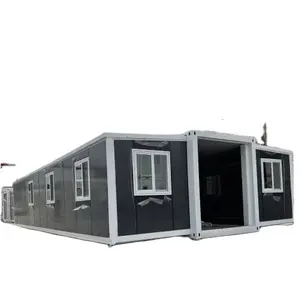 Alibabaselect Hot Sale Customized Size Color Homes Prefab Steel 40ft Expandable Container House with 3 Bedrooms