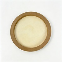 Cadre photo rond en bois et argile pour enfants, création artisanale DIY, cadre photo 3D à assembler