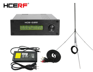 25Watts Silver Stereo Broadcast FM <strong>Transmitter</strong> Long Range for Radio Station