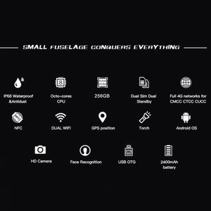 Nouveau Smartphone 4G <span class=keywords><strong>SOYES</strong></span> <span class=keywords><strong>S10</strong></span> Max Téléphone robuste 8 Go + 256 Go PTT Talkie Walkie OTG NFC Téléphone portable Batterie 2400mAh - Product Image 3