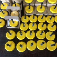 Patins anti-vibrations pour machines-outils, robustes, pour l'installation et le nivellement, utilisés pour le fraisage CNC de presses.