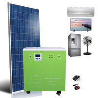 Panel de Silicio Monocristalino, Inversor de Baja Frecuencia, Kit de Sistema de Energía Solar Impermeable IP54 de 3KW WON-OESS-3000W para Rancho