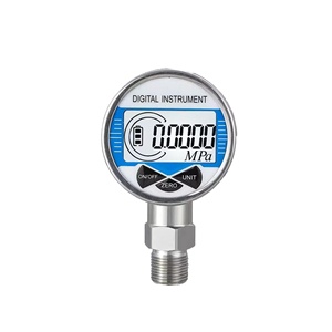 Màn Hình LCD Kỹ Thuật Số Máy Đo Áp Suất Không Khí 100mm/80mm/60mm Điện Tử Áp Suất Thủy Lực Áp Kế Chạy Bằng Pin 304 Đồng Hồ - Product Image 6