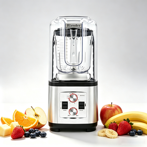 Frullatore Commerciale Professionale 8003FC per Smoothie, 2L, 1500W, 5+ Velocità, Mixer da <span class=keywords><strong>Cucina</strong></span> Multifunzione Insonorizzato - Product Image 1