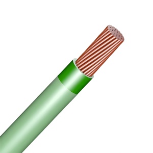 Cable de Bajo Voltaje THHN THWN-2 de 600V, Conductor de Cobre Trenzado, Aislamiento de PVC, Revestimiento de Nailon, para Instalaciones Eléctricas Industriales Aéreas - Product Image 3