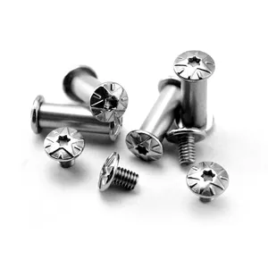 Tobo M10 M5 M2 DIY มีด้ามจับสลักเกลียวมีดกริชที่ยึดเดือยสแตนเลสหัวกลม - Product Image 2