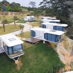 2023 Newest Design Resort Hotel Modern Modular 40ft Container House For Sale
