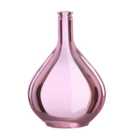 Bouteilles en verre rondes classiques Offre Spéciale 500ml 700ml 1000ml pour whisky de brandy de vin rouge avec bouchons en caoutchouc pour boîtes de nuit Bars